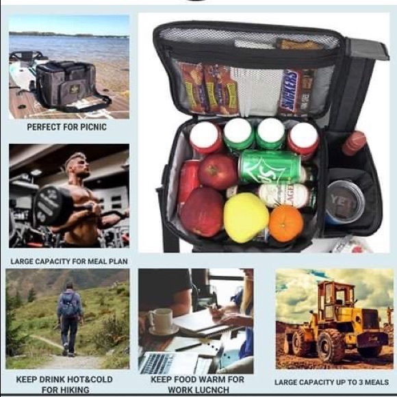 Lunch Box Leakproof Cooler Bag Reusable Lunch Bag - Picture 6 of 6